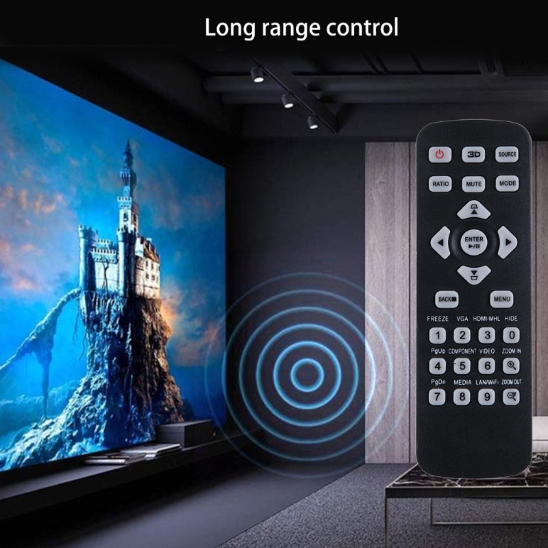 WU T-2501 เปลี่ยนรีโมทคอนโทรลสําหรับ X1123H X118 X118AH X118H X1223H โปรเจคเตอร์