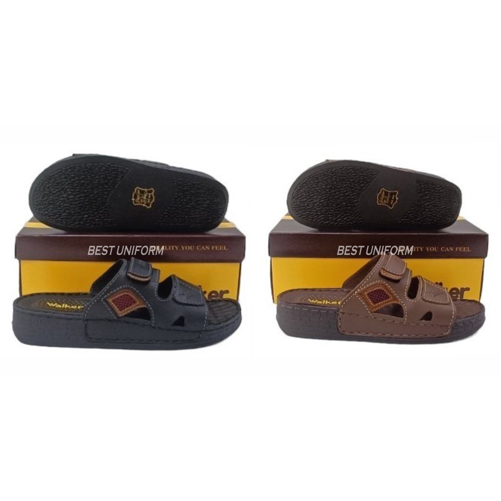 Walker รองเท้าแตะหนังแท้  วอร์คเกอร์ รุ่น WB723