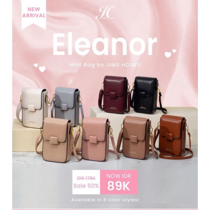 Jims Honey - Eleanor Mini Bag กระเป๋าสะพายข้างผู้หญิง Eleanor Bag Jims Honey