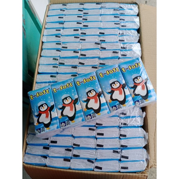 T-SOFT POCKET TISSUE 10 แพ็ค // TSOFT CONTAINS 6 PACK