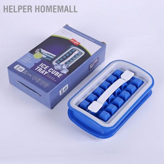 Helper Homemall ถาดแม่พิมพ์พลาสติก พับได้ กันรั่วซึม ถอดออกได้ง่าย สําหรับทําน้ําแข็ง