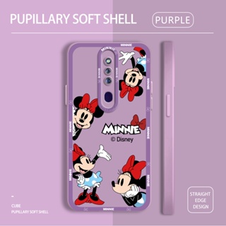 เคส OPPO F11 F9 F7 Pro F5 Plus F1s เคสโทรศัพท์ TPU แบบนิ่ม ลายการ์ตูนมินนี่เมาส์