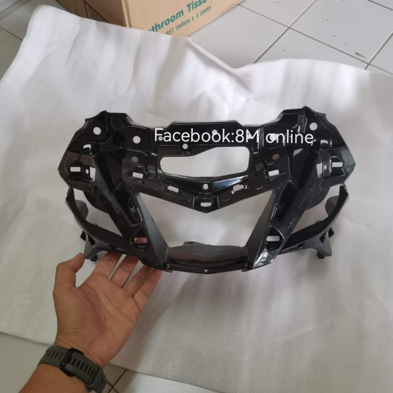 ช่องแรมแอร์ yamaha r6 แฟริ่งคอนโซลหน้าสีดำครอบหน้าสีดำ yamaha r6 R6 อะไหล่แยกชิ้นช่องลมด้านหน้าครอบห