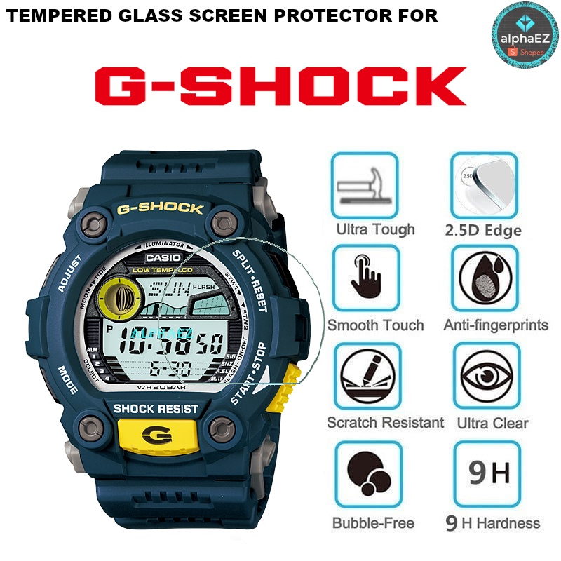 Casio G-Shock G-7900-2 MATMOTO Series 9H ฟิล์มกระจกนิรภัยกันรอยขีดข่วนหน้าจอ G7900 MAT MOTO