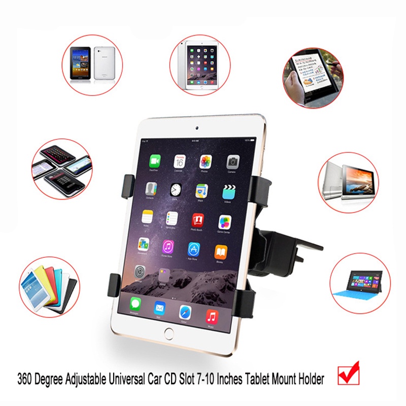 Universal 7.0 7.9 8 9.7 10.5 10.1 11inch Car Tablet PC Holder Car Auto CD Mount Holder Stand for iPad mini 2 3 4 iPad 56 #8