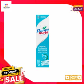 เดนตาเมทยาสีฟันสมุนไพรเฟรชมิ้นท์100 กรัมDENTAMATE TOOTHPASTE FRESH MINT 100G