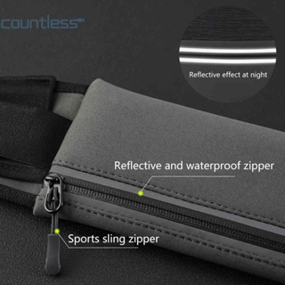 Invisible Water Bottle Belt Bag Reflective Waterproof Sports Fitness Waist Bags [countless.th] #8