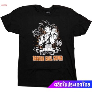 เสื้อสีขาว ชุดเซ็ต 2 ชิ้น ✷✲เสื้อยืดแขนสั้น Dragon Ball Super Son Goku Adult T-Shirt Sports T-shirt