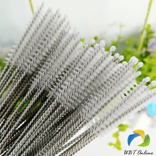 UBT แปรงล้างหลอดดูด จุกนม ขนไนล่อน ไม่ทำให้เป็นรอย Stainless steel soft straw straw brush