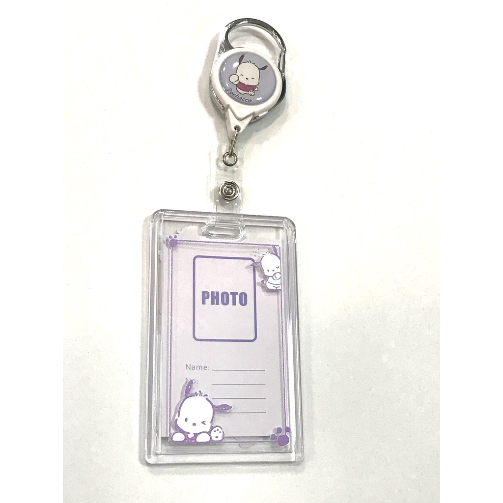 POCHACCO ที่ใส่บัตร ที่ห้อยบัตร พร้อมที่ใส่บัตร สายห้อยดึงยืดออก โยโย่ มีก้ามปูสวยงาม ที่ใส่บัตรขนาด 5.5×8.5 CM  BY PMYL ราคา ถูกที่สุด ดีลบีเคเค แกลเลอรีภาพที่ 5