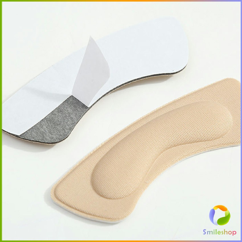 Smileshop แผ่นกันกัด  แผ่นกันรองเท้ากัด เนื้อนิ่ม ช่วยแก้รองเท้าหลวม 1 แพค ต่อ คู่  Sponge heel pad