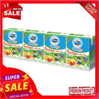 ฟร์โมสต์โอเมก้าโยเกิร์ตผลไม้รวม85มล.แพ็ค 4FOREMOSTOMEGAYOGHURTDRINK MIXEDFRUIT85ML PACK 4