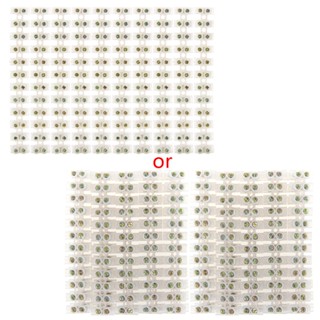 บล็อกเทอร์มินัลเชื่อมต่อสายไฟ 5A 12 ตําแหน่ง 10 ชิ้น