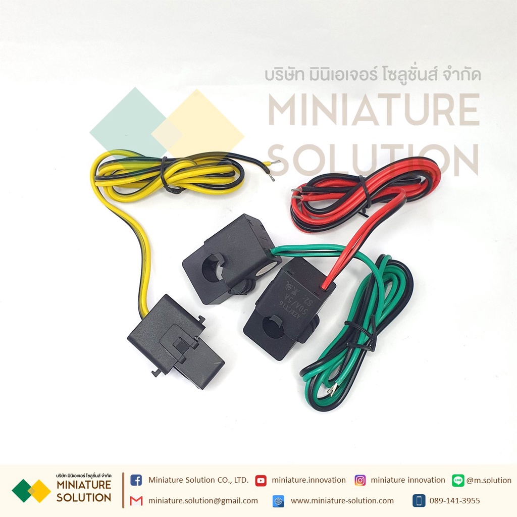 CT ขนาดเล็ก หม้อแปลงกระแสไฟฟ้า KT24/36/50 open current transformer 50/5A-2000/5A 0.5 class 16/24MM