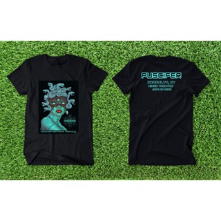 เสื้อครอปสายฝอ เสื้อโอเวอร์ไซ เสือยืดผู้ชาย - เสื้อยืดปี Puscifer New York เสื้อยืดเด็กผช เสื้อขาว