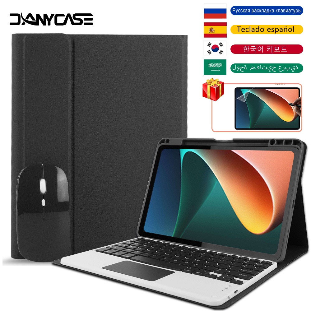 Magnetic Keyboard Case for Xiaomi Mi Pad 5 Cover For Xiaomi Mi Pad 5 Pro Funda Russian Korean Keyboa