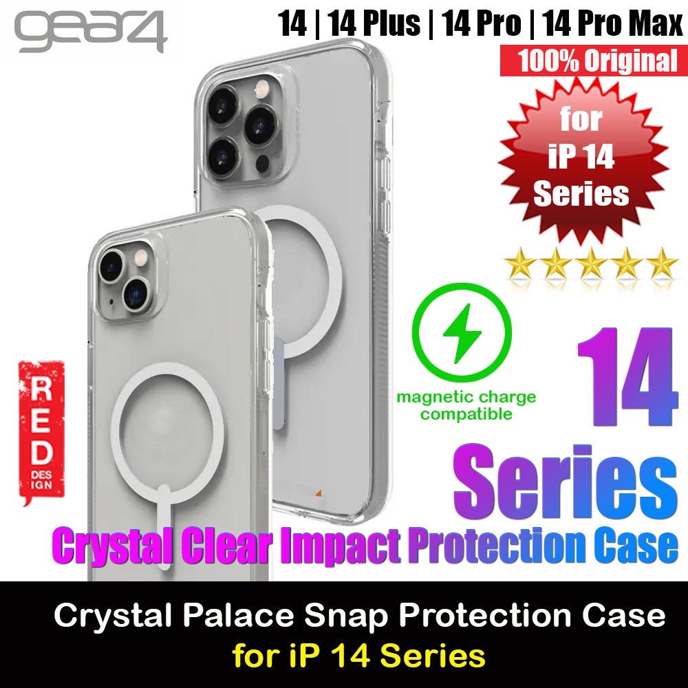 Gear4 D3O Crystal Palace Snap Impact Protection Case พร้อมความสามารถในการเข้ากันได้ MagSafe สําหรับ 