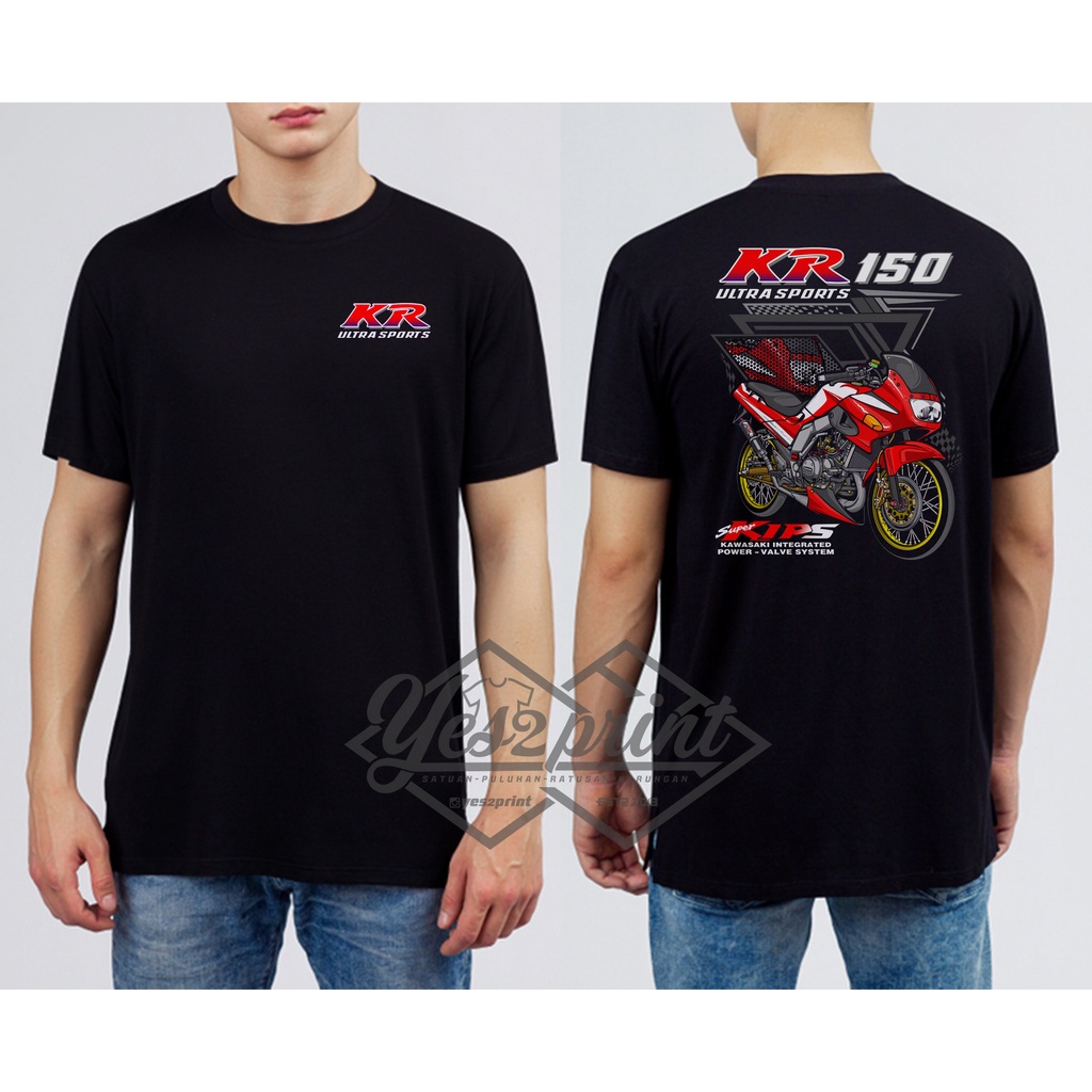 Ninja 150 เสื้อยืด KR 150 เสื้อยืด Kawasaki Motor เสื้อยืด