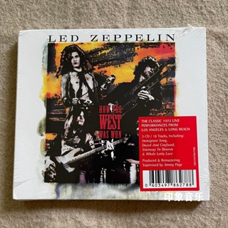 แผ่น CD อัลบั้มเพลงคลาสสิก Zeppelin Airship Led Zeppelin How the West Won 3 พร้อมส่ง