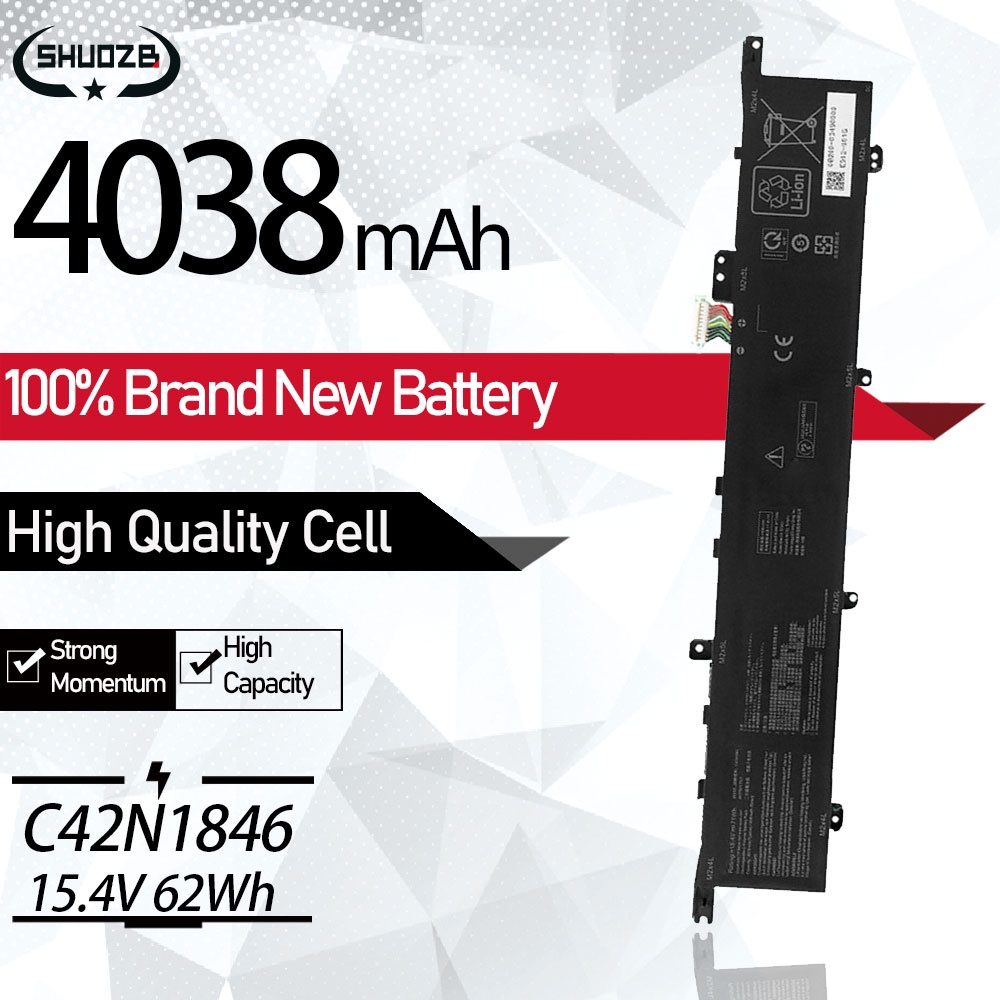 C42N1846-1 0B200-03490000 Laptop Battery For Asus ZenBook Pro Duo UX581GV UX581G UX581LV BP9901U XB7