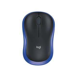 LOGITECH M185 สีน้ำเงิน Wireless Mouse