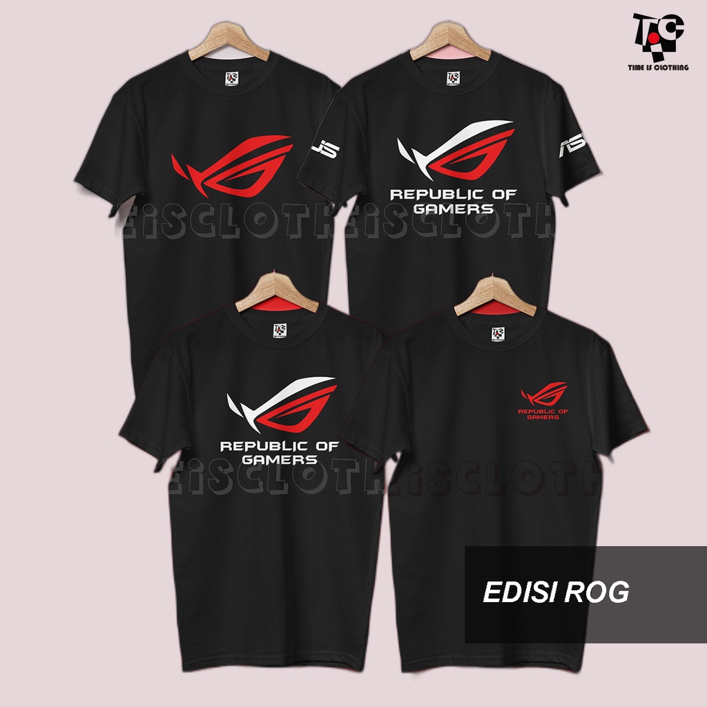 เสื้อยืด ROG Republic Of Gamers Game Distro
