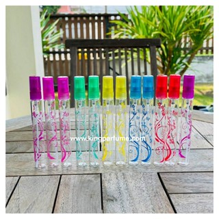 ขวดน้ำหอม10ML.ปากกาเพ้นท์ลาย ฝาสเปรย์.12ใบ(1โหล)[กรอกโค้ด WADQLDQ ลด60-]