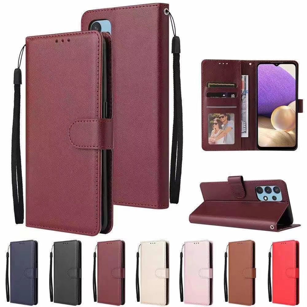 เคสฝาพับ ล็อก ตั้งได้ ใส่บัตรได้  สำหรับ Samsung J6 2018 J7 J8 A6+ J710 J7prime J7plus J4plus J6plus J2prime J7pro พร้อม