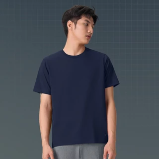 [3 ตัวเพียง 690.-] GQ Smart T-Shirt เสื้อยืดสมาร์ททีเชิ้ต ผ้าสะท้อนน้ำ สีกรมท่า
