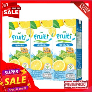 ยูนิฟ ฟรุ๊ตติ รสบลูเลมอน 230 มล. แพค 3UNIF FRUITI BLUE LEMON FLAVOUR 230 ML PACK 3