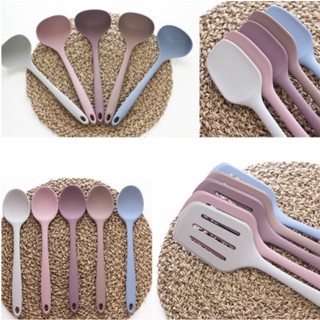 [Made in Korea] Silicone Kitchen Utensils Spatula Heat resistance High Quality (Ladle/ Turner/ Spoon/ Spatula/Tongs/Chopstick)