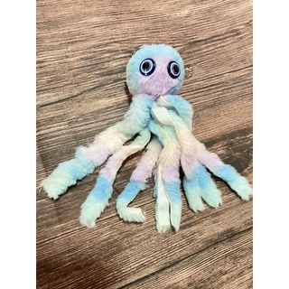 🔥🐙พวงกุญแจปลาหมึกตุ๊กตามีสีสันสีสุ่ม New colorful octopus keychain ZYCS