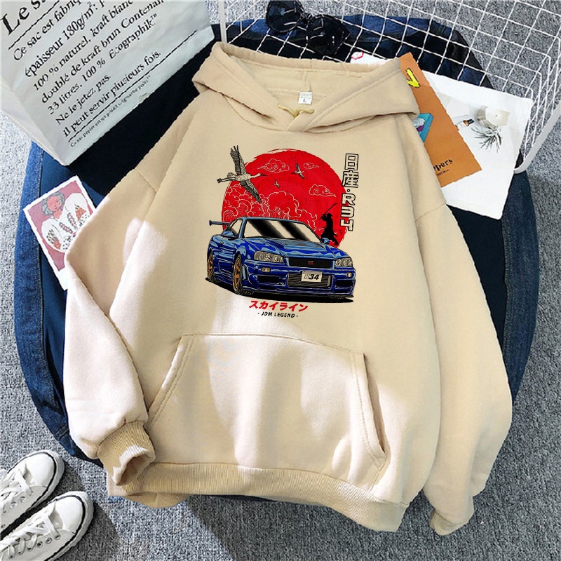 Initial d hoodies ชาย streetwear grunge harajuku Ulzzang ชาย hodies เกาหลี