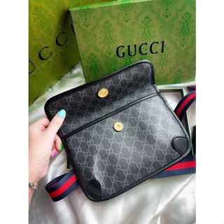 GUCCI คาดอก 9" สีนำ้ตาล/ดำ⚠️(แจ้งสีในข้อความ)