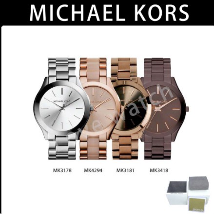 ของแท้100%Michael Kors  MK3178 MK4294 MK3181 MK3418 นาฬิกาแบรนด์เนมMK นาฬิกาผู้หญิงผู้ชาย สินค้าพร้อมจัดส่ง