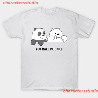 เสื้อคู่รัก charactersstudio New เสื้อยืดพิมพ์ลาย 3 Distro YOU MAKE ME SMiLE เสื้อยืดแฟชั่น discount