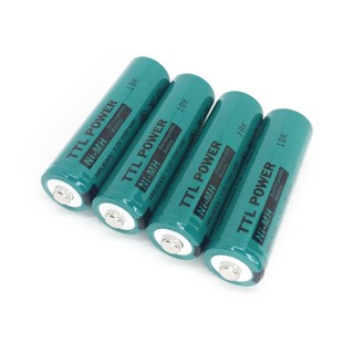 TTL Power Ni-MH Rechargeable Battery 1.2V 1100mAh ถ่านชาร์จคุณภาพ มี มอก. ถ่านชาร์จนิกเกิลเมทัลไฮไดรด์