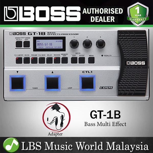 Boss GT-1B Bass Effects Processor Guitar Pedal (GT1B / GT 1B)