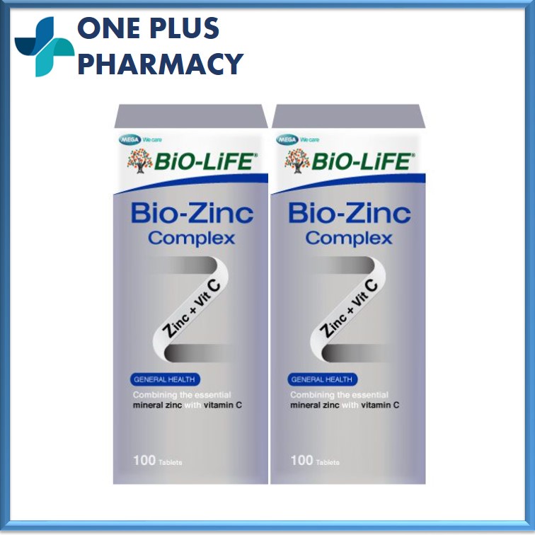 Bio-Life Bio-Zinc Complex 100s / 2x100s [EXP 09/2028]