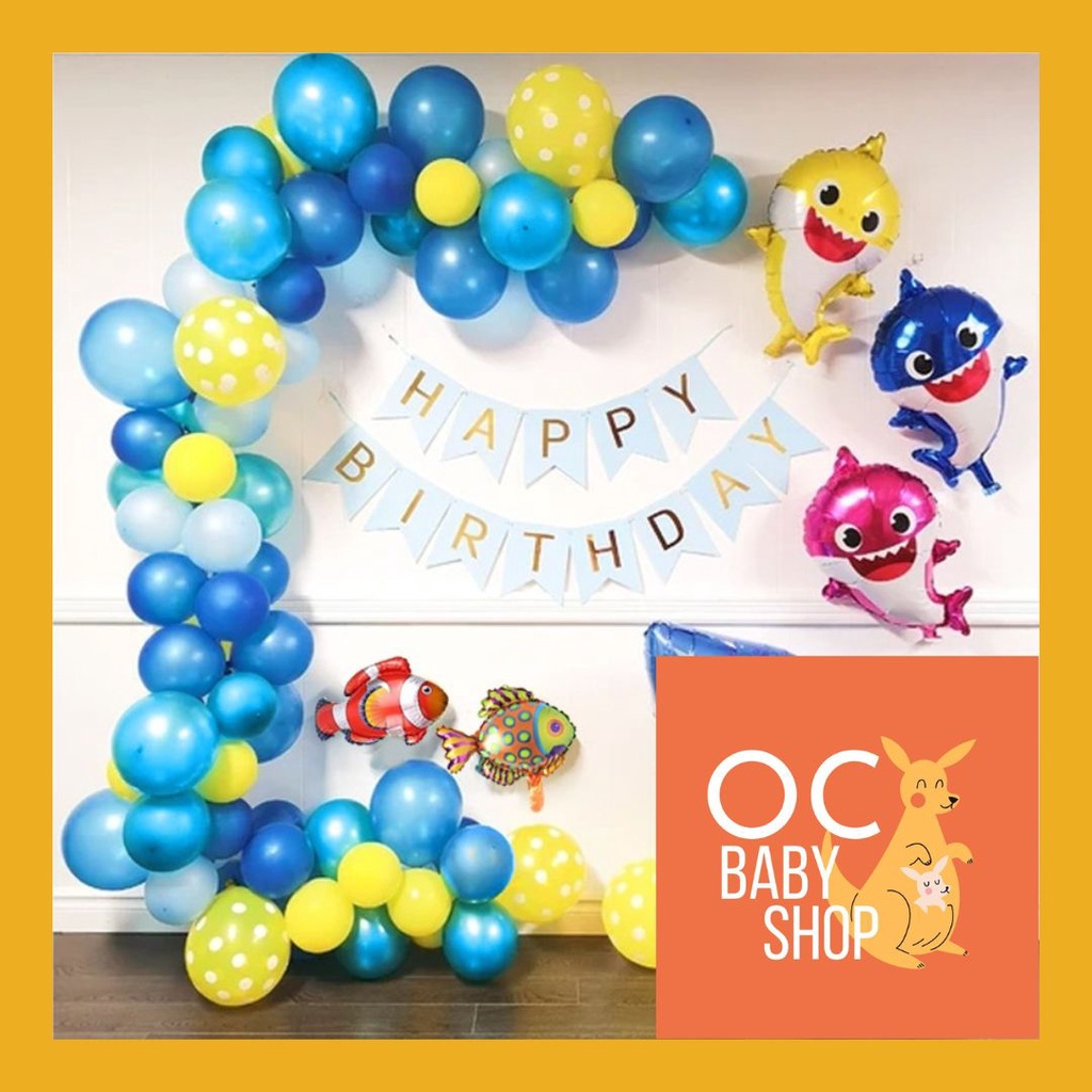 แพ็คเกจลูกโป่งวันเกิด Baby Shark