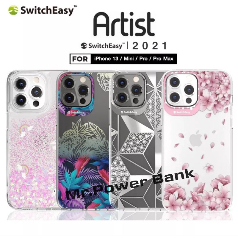 (iPhone 12/13) SwitchEasy Artist Double In-mod Decoration Case เคสกันกระแทก พิมพ์ลาย3D ของแท้