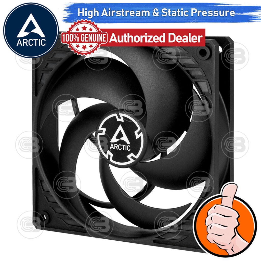 CoolBlasterThai ARCTIC PC Fan Case Model P12 PWM PST (120 mm.) BLACK