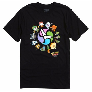 เสื้อคู่ เสื้อครอปสายฝอ เสื้อยืด ลายอนิเมะ Yo-Kai Yokai Watch CHARACTERS ของแท้ 100% สําหรับผู้ชาย