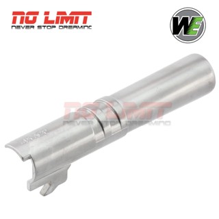 ท่อนอก (Outer Barrel) สำหรับ WE HI-CAPA 3.8 สีเงิน (Silver) รหัสชิ้นส่วน #24 - for Airsoft only