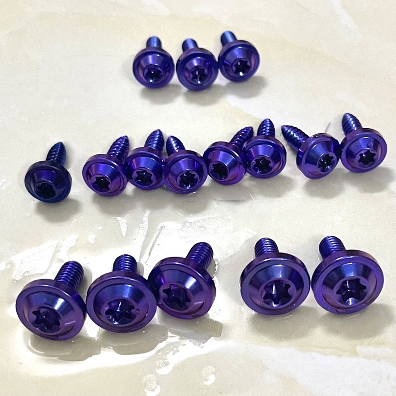 (GOOD GR5) Combo สกรูไทเทเนียม 16 ตัว ติดเต็ม EX155 VVA SHIRT สวยโดดเด่นสุดๆ