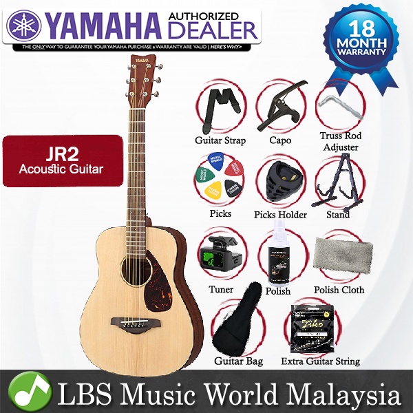 Yamaha JR2 33" 3/4 Spruce Top Acoustic Guitar Natural (JR 2)