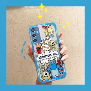 ใหม่ เคสโทรศัพท์มือถือแบบนิ่ม ใส กันกระแทก ลายการ์ตูนมอนสเตอร์น่ารัก แฟชั่น สําหรับ Samsung Galaxy A24 4G M14 5G 2023 A24 M14