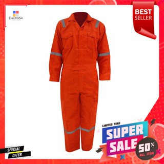 ชุดช่างสะท้อนแสง PROSIRY SAFE SIZE M สีส้มREFLECTIVE SAFETY COVERALLS PROSIRY SAFE M ORANGE