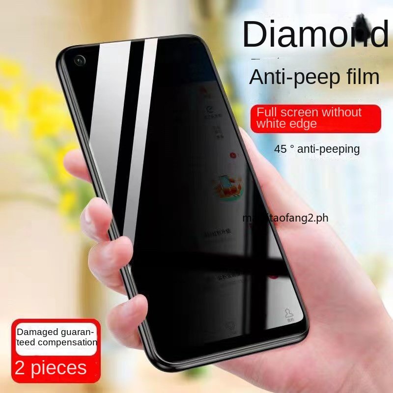 2 ชิ้น Anti-Spy ความเป็นส่วนตัวกระจกนิรภัย Xiaomi Mi Redmi หมายเหตุ 13 13C 12S 12 12C 11S 11 11E 10C
