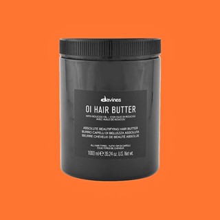 DAVINES OI HAIR BUTTER 1000 ML.มอบการบำรุงเส้นผมให้อย่างล้ำลึก ป้องกันเส้นผมชี้ฟู เพิ่มความเงา